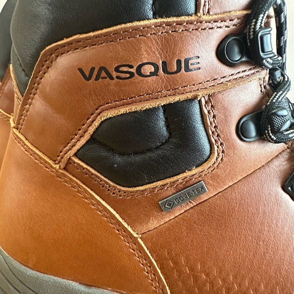 Vasque Women's Vibram Gore-Tex Brown and Black Lace Up Boots 9.5M - Picture 7 of 9